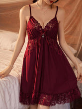 Comfortable Stretchy Silk And Lace Dress Lingerie